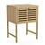 Haumea Acacia Washbasin Cabinet - Perfect for Small Spaces 3D model small image 1