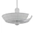 Elegant Cosmic Suspension Lamp 3D model small image 2