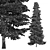 Black Spruce Pine: Tall and Realistic 3D Model 3D model small image 4