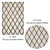 Versatile Set of 8 Rugs 3D model small image 2