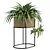 Vintage-Inspired Woven Caning Planter 3D model small image 5