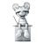 Vintage Mickey Mouse Figurine 3D model small image 2