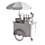 Mini Bar Cart: Compact Cocktail Delight 3D model small image 6