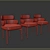 Elegant Sylvie Dining Chair 3D model small image 4