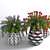 Colorful Flower Pot Collection 3D model small image 4