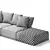 Cloud Modular Sofa: Flexible Comfort for Modern Living 3D model small image 5