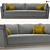 Luxury Dorian Sofa: Ultimate Elegance 3D model small image 1