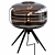 Adler Glass Dome Lamp: Modern Illuminate 3D model small image 1