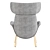 Pedrali ILA 2024 Lounge Chair: Sleek Style & Comfort 3D model small image 6