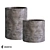 Concrete Om Planter Collection: Modern and Durable 3D model small image 1