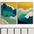 Elegant Frames Collection: Set of 2 Paintings, 5 Materials - S-277 3D model small image 7