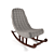 Rocking Sofa: Modern Neoclassic Chair 3D model small image 1