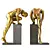 Bronze Nude Man Stand - Unique Deco Object 3D model small image 2