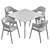 Modern Angel Cerda Dining Chair and Terong Table Set 3D model small image 7