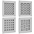 AirFlow Ventilation Grille Set 3D model small image 3