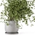  Rusty Concrete Pot Indoor Plants - Set 281 3D model small image 3