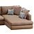 Sleek Flexform Magnum Sofa 3D model small image 3