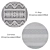 Luxury Round Rug Set with Versatile Textures 3D model small image 3