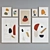 Modern Abstract Picture Frame Set 3D model small image 3