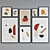 Modern Abstract Picture Frame Set 3D model small image 5