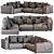 Modern Hills Sofa 2013 3D model small image 7