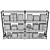 Heavy-Duty Pallet Storage Rack 3D model small image 6