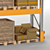 Heavy-Duty Pallet Storage Rack 3D model small image 12