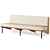 Kinney Teak Outdoor Sofa: Stylish & Comfortable 3D model small image 1