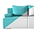 Chester Veneto: Sleek and Functional Sofa 3D model small image 1