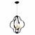 Ayoura Wood Grain Pendant Chandelier 3D model small image 2