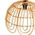 Natural Rattan Lampshade, Kapela 3D model small image 4