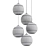 Modern Mika Pendant Light 3D model small image 2