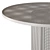 Modern Bauhaus Steel Dining Table 3D model small image 3