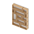 Sturdy Wood Shelving Unit 3D model small image 2