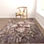 Versatile Rug Set: 4 Folded & 4 Flat Rugs 3D model small image 5