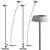 Sleek Glance Luminaire: Modern Floor Lamp 3D model small image 2