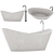 Elegant PIMAR LIBECCIO Bathtub 3D model small image 2