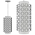 Sleek Parker Pendant Light 3D model small image 2