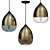 Allegretto Drum Pendant Light: Timeless Elegance 3D model small image 1