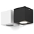 Dexter Cube: Modern Wall Lamp 3D model small image 1