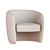 Stylish Kearney Barrel Armchair 3D model small image 1