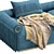 Elegant GALLIANO Sofa: Perfect Piece by Cazarina. 3D model small image 3