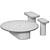  RAIN Porto Center Table: Contemporary Elegance 3D model small image 4