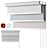 Stockholm Roller Blind 80 - Elegant and Functional 3D model small image 1