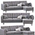 Modern Landskrona Sofa: Stylish 3D Model 3D model small image 1