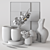 Elegant Decor Set: Panno, Vase & Table Decor 3D model small image 4