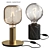 Sleek Brass Table Lamp 3D model small image 1