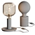 Sleek Brass Table Lamp 3D model small image 2