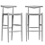 Sleek Metal Bar Stool 3D model small image 4