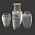 Rustic Siena Ceramic Floor Vases 3D model small image 5